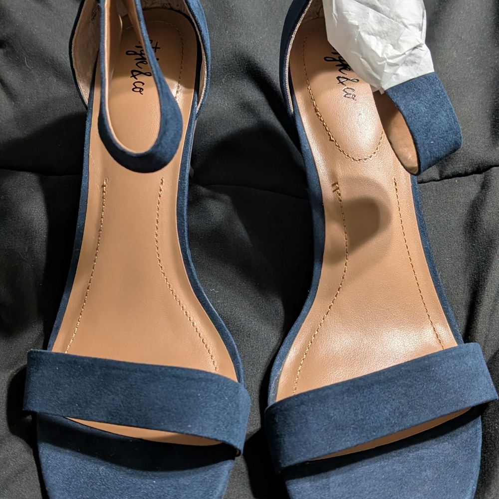 Style & Co. Navy Sandals